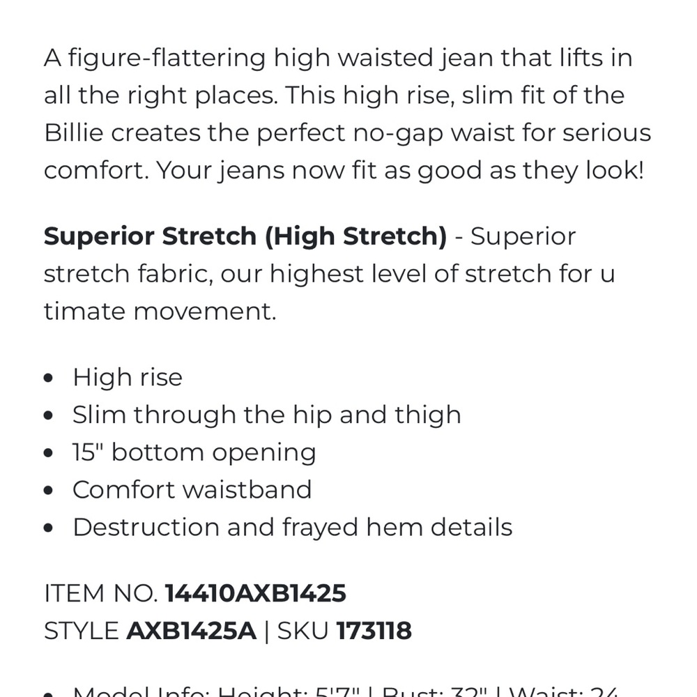 BKE Billie slim fit straight leg cropped jeans - Picture 2 of 9